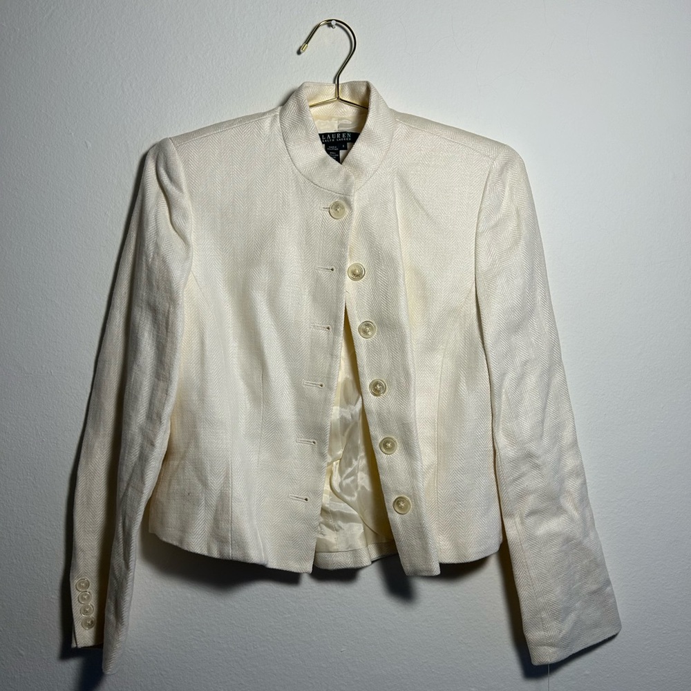 Ralph Lauren Cream Women's Blazer